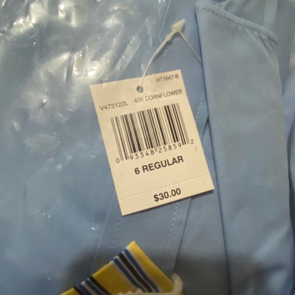 NWT Van Heusen Long Sleeve Shirt Tie Combo - Picture 5 of 5